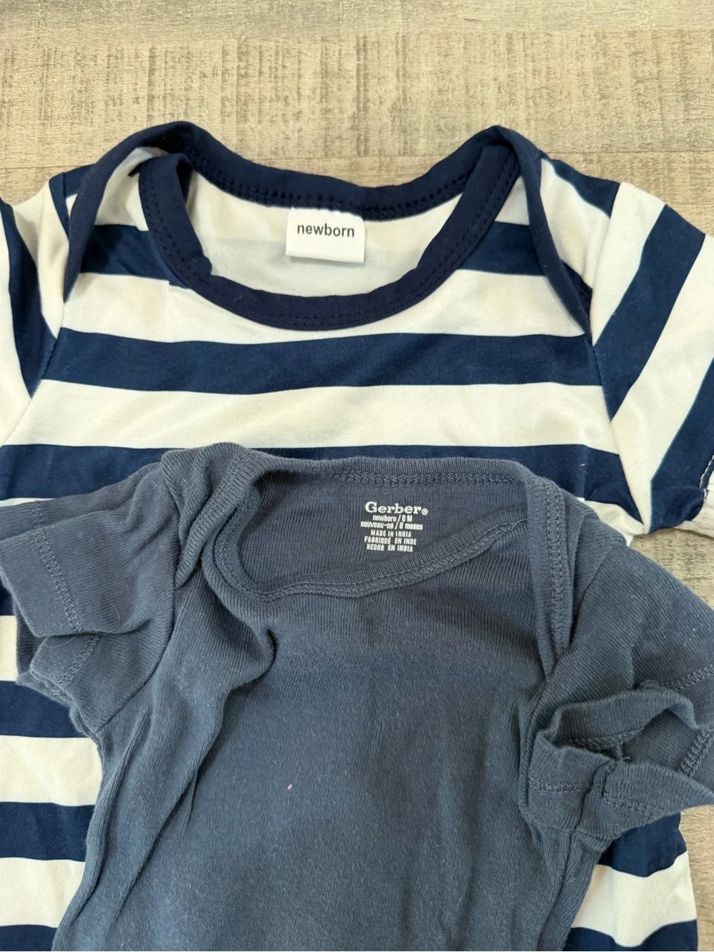 10 Pc Newborn Baby Boy Clothing Lot Gerber Carter’s Onesies Outfit Sleep Sack